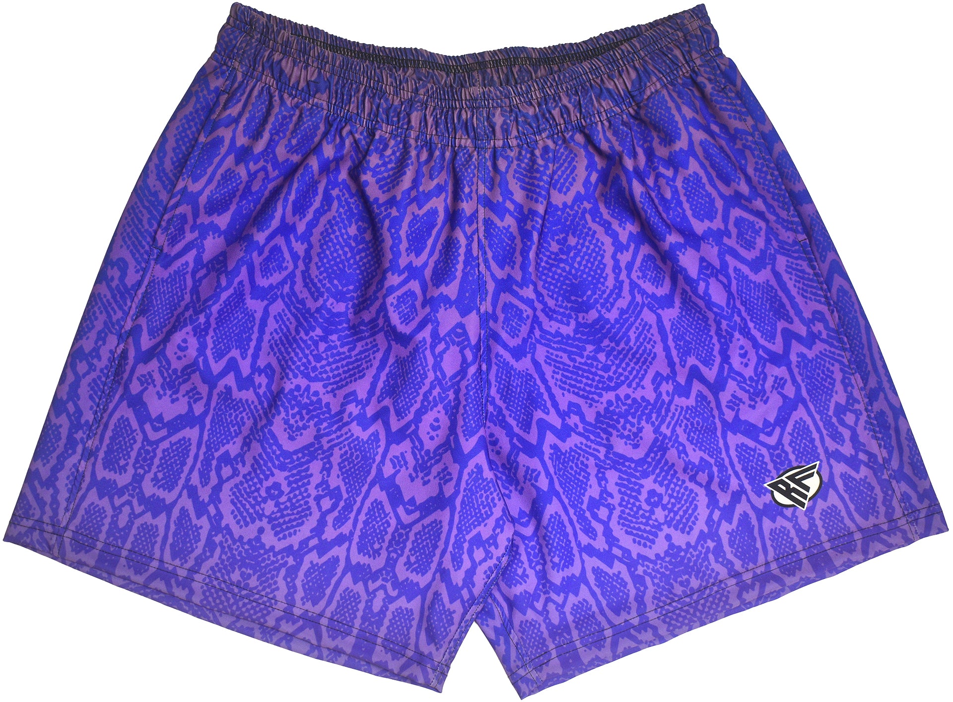 RF Wear Swim Trunks -Snakeskin (Lined) - Purple