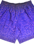 RF Wear Swim Trunks -Snakeskin (Lined) - Purple