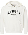 Unisex RF Wear Cross Hoodie - White