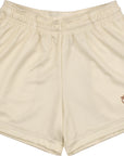 RF Wear Women's Solid Color Pocket Shorts - Cream