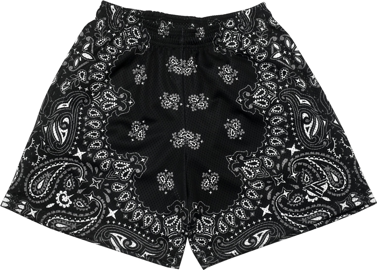 RF Mesh Bandana Shorts - Black – RFwear