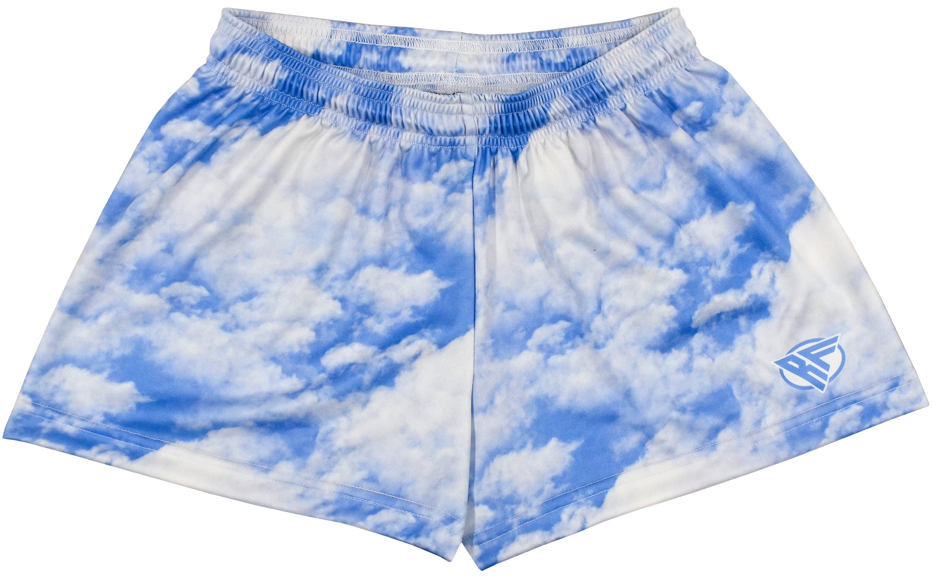 RFwear RF Women's Bandana Patchwork Shorts - Sky Blue