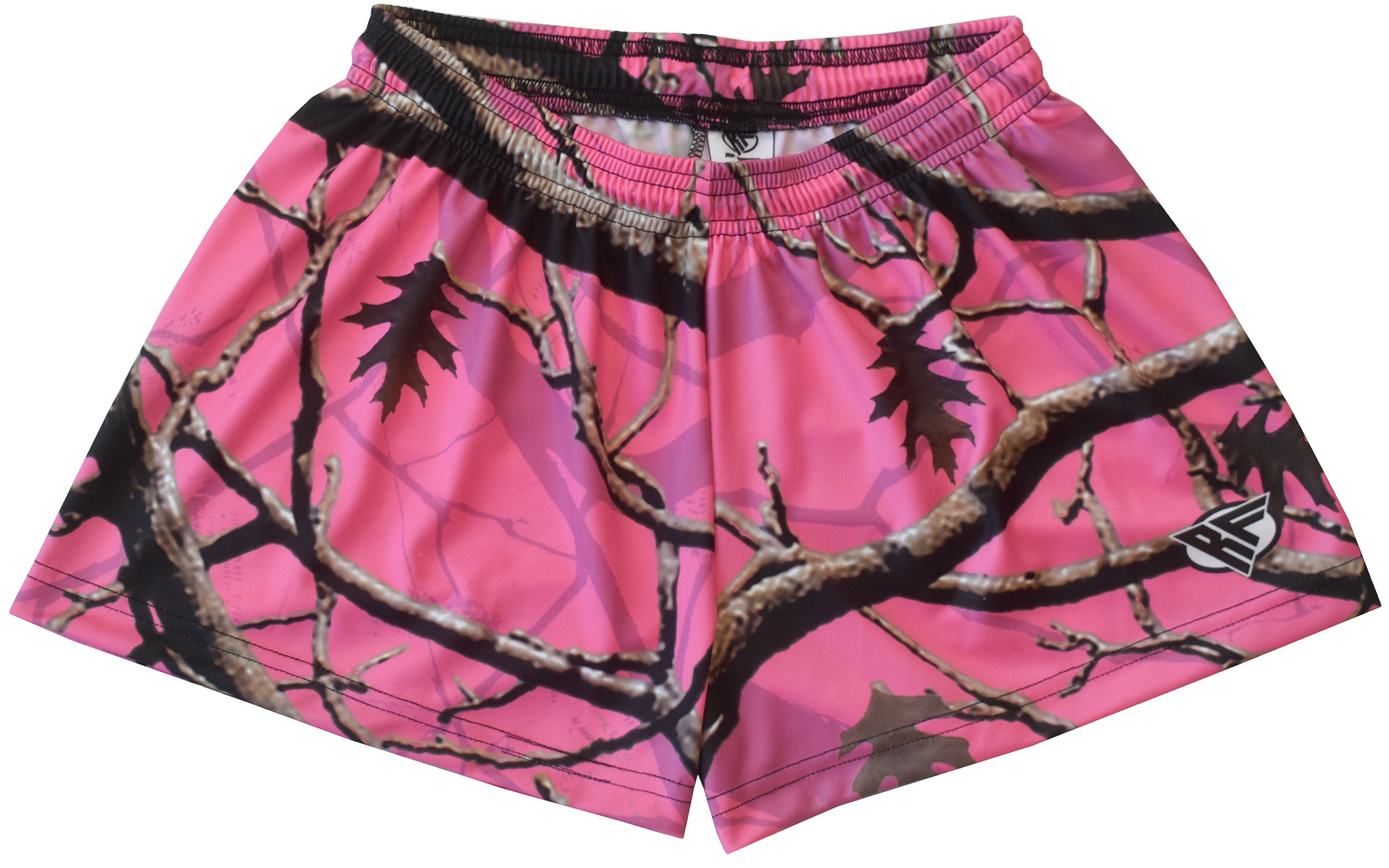 RFwear RF Women's Pink Tree Camo Shorts