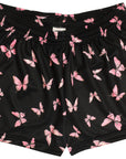 RF Wear Women's Butterfly Shorts - Black/Pink