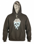 RF-Wear Beanie Skull Hoodie in Brown