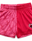Clearance RF-Wear Women's Split Pocket Shorts - Ribbons/Pink