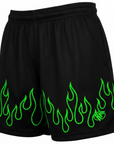 RF Wear Fire Shorts - Black/Green