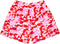 RF Wear Men's Camo Shorts - Pink/Red - Close Up