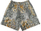 RF-Wear Men's Mesh Animal Print Shorts  - Mash-up - Natural