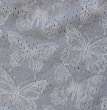 Close-up of RF-Wear Men's Mesh Butterfly Shorts in Grey 