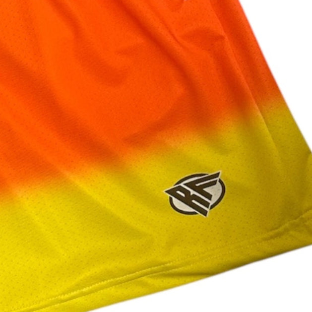 RF Wear Men's Mesh Candy Corn Shorts 
