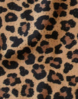 Close-up of RF-Wear Men's Mesh Animal Print Shorts - Cheetah in Brown