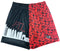 RF-Wear Men's Mesh Atlanta Cityscape Shorts in  Black/Red