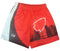 RF-Wear Men's Mesh Kansas City Cityscape Shorts in  Black/Red