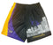 RF-Wear Men's Mesh Minneapolis Cityscape Shorts -  Black/Purple