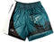 RF-Wear Men's Mesh Philadelphia Cityscape Shorts in Green/Black