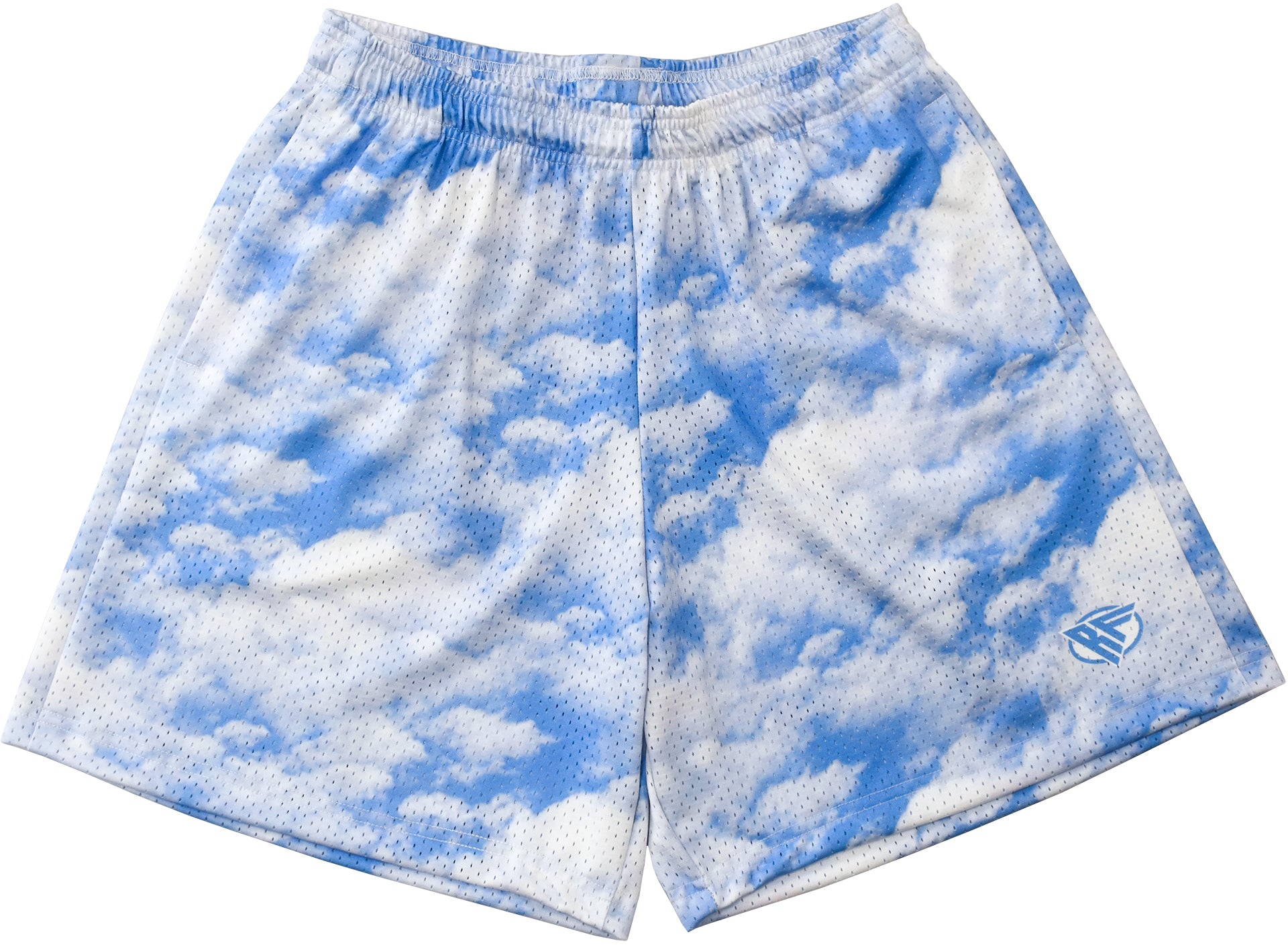 RF-Wear Men's Mesh Cloud Shorts in Blue