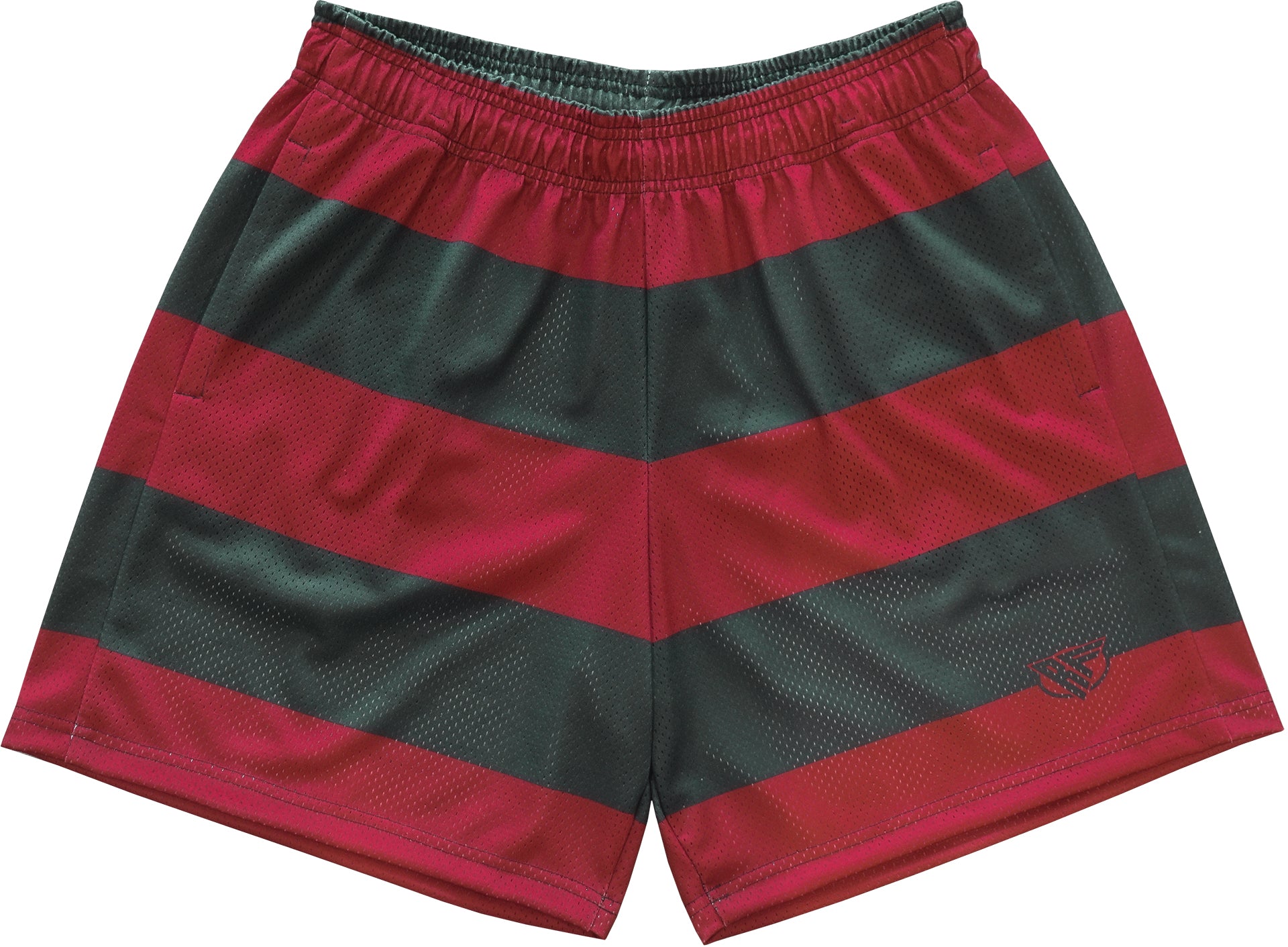 RF-Wear Men's Mesh Horror Freddy Shorts in Red/Green
