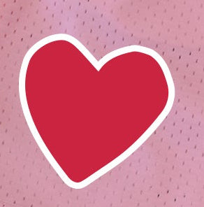 RF-Wear Men's Mesh One Heart Shorts - Pink