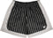 RF-Wear Men's Mesh Pinstripe Basketball Shorts in Black/White