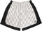 RF-Wear Men's Mesh Pinstripe Basketball Shorts in White/Black