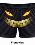 RF-Wear Men's Mesh Sinister Smile Shorts in Black