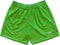 RF-Wear Men's Mesh Solid Color Shorts in Lime Green 