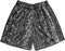 RF-Wear Men's Paisley Stripe Shorts in Black