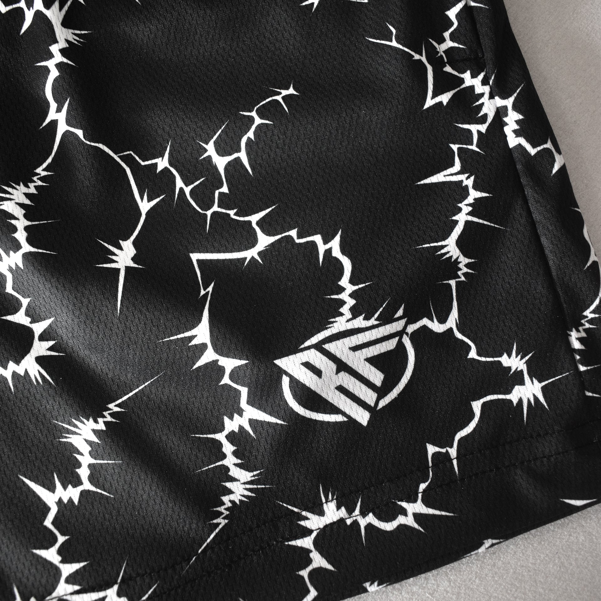 RF Wear Men&#39;s Sparks Shorts - Black/White