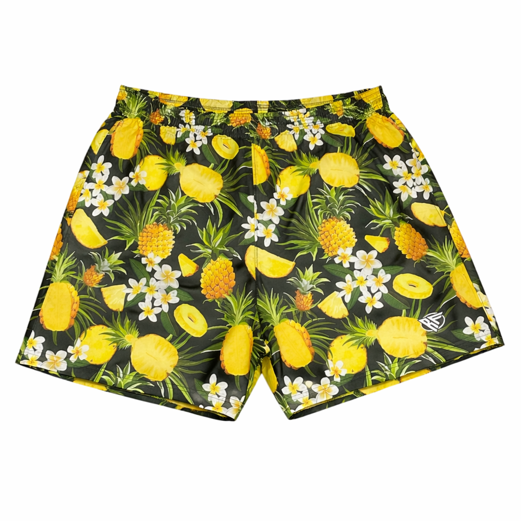 RF Wear Men's Swim Trunks in Tropical Pineapple