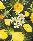 Close-up of RF-Wear Men's Swim Trunks in Tropical Pineapple