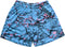 RF Wear Men's Mesh Blossom Shorts - Sky-Blue/Pink