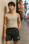 RF Wear Mesh Butterfly Shorts - Black - Model Front View