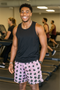 RF Wear Men's Mesh Butterfly Shorts - Pink Lilac -  Model Front View