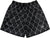 RF Wear Men's Mesh Chain Link Shorts - Black/Grey