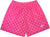 RF Wear Men's Mesh Checkered Shorts - Fuchsia/Pink