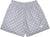 RF Wear Men's Mesh Checkered Shorts - Grey/Light Grey