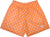 RF Wear Men's Mesh Checkered Shorts - Peach 