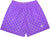 RF Wear Men's Mesh Checkered Shorts - Purple/Light-Purple