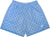 RF Wear Men's Mesh Checkered Shorts - Sky Blue 