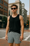 RF Wear Men's Mesh Animal Print Shorts - Cheetah - White - Model Front View