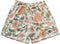 RF Men's Mesh Floral Carnation Shorts - Cream/Peach