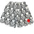 RF Men's Mesh Horror Clown Shorts - Black/White