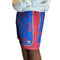 RF Wear Men's Mesh Oklahoma City Paisley Basketball Shorts - Blue/Red - Model Side View
