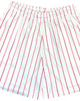 Men's RF-Wear Mesh Pinstripe Short - Pink on White