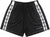 RF Wear Men's Mesh Cross Trim Shorts - Black
