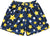 RF Wear Men's Mesh Star Shorts - Navy/Yellow/White