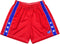 RF Men's Mesh Star Trim Shorts - Red/Blue