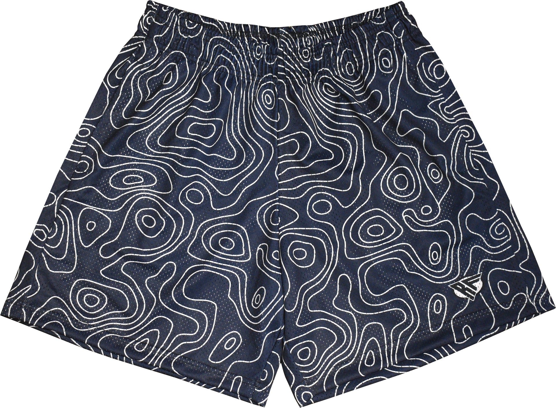 RF Wear Men&#39;s Mesh Topography Shorts - Navy