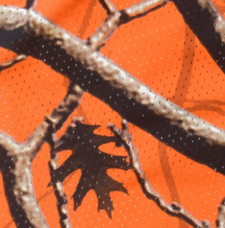 RF-Wear Tree Camo Shorts - Orange